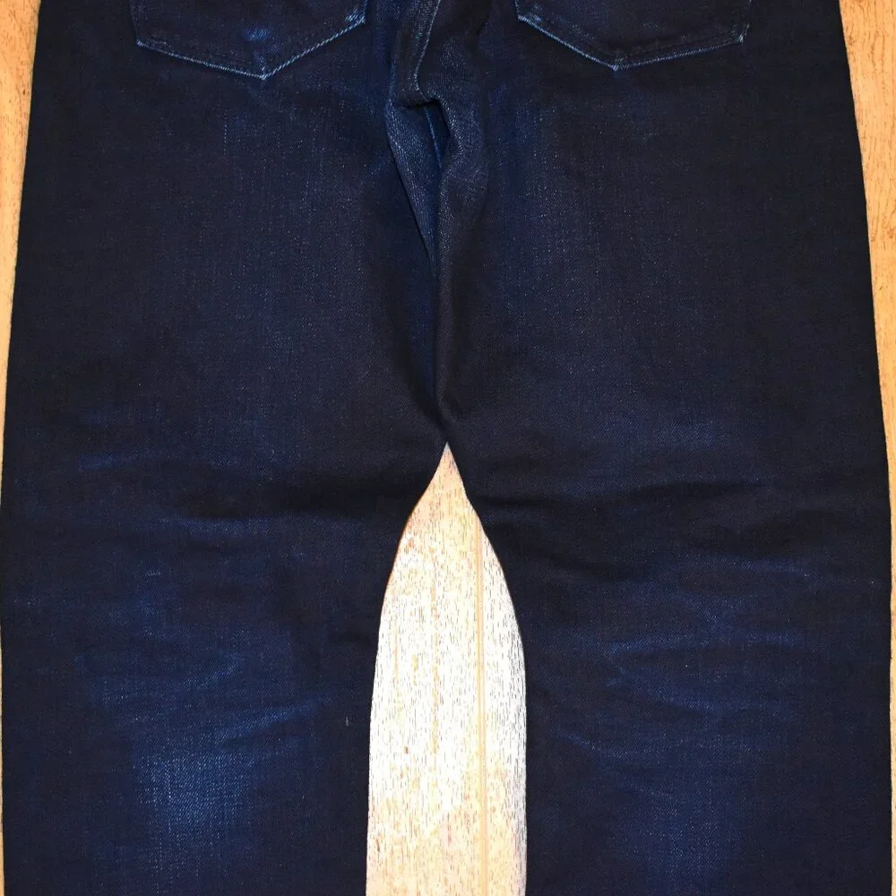 Rogue Territory Strong Taper Jeans Mens 31 Indigo Good Selvedge Button Fly